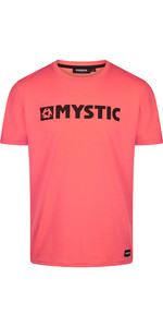 2021 Mystic Mens Brand T-Shirt 190015 - Coral
