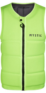 2021 Mystic Brand Front Zip Wake Impact Vest 200183 - Flash Yellow