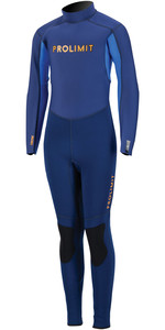 2022 Prolimit Junior 3/2mm Back Zip Wetsuit 18440 - Orange / Blue