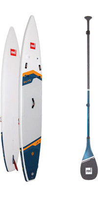 2024 Red Paddle Co 12'6'' Elite MSL Stand Up Paddle Board & Prime Lightweight Paddle 001-001-003-0037 - White