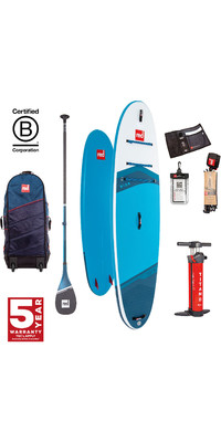 2024 Red Paddle Co 10'2'' Ride MSL Stand Up Paddle Board, Bag, Pump & Prime Lightweight Paddle 001-001-001-0109 - Blue