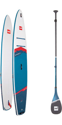 2024 Red Paddle Co 14'0'' Sport+ MSL Stand Up Paddle Board & Prime Lightweight Paddle 001-001-002-0072 - Blue