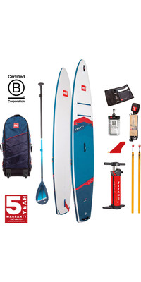 2024 Red Paddle Co 14'0'' Sport+ MSL Stand Up Paddle Board, Bag, Pump & Hybrid Tough Paddle 001-001-002-0072 - Blue