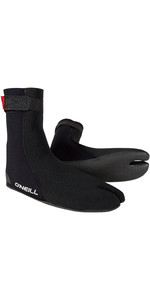 2021 O'Neill Heat Ninja 3mm Split Toe Boots Black 4786