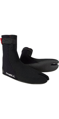 2024 O'Neill Heat Ninja 3mm Split Toe Boots 4786 - Black