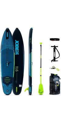 2023 Jobe Duna 11'6 Inflatable SUP Paddle Board Package 486423006 Steel Blue - Board, Bag, Pump, Paddle & Leash