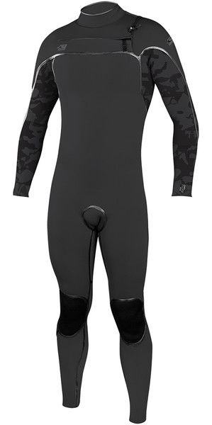2018 O'Neill Psycho One 5/4mm Chest Zip Wetsuit Jet Camo 4993