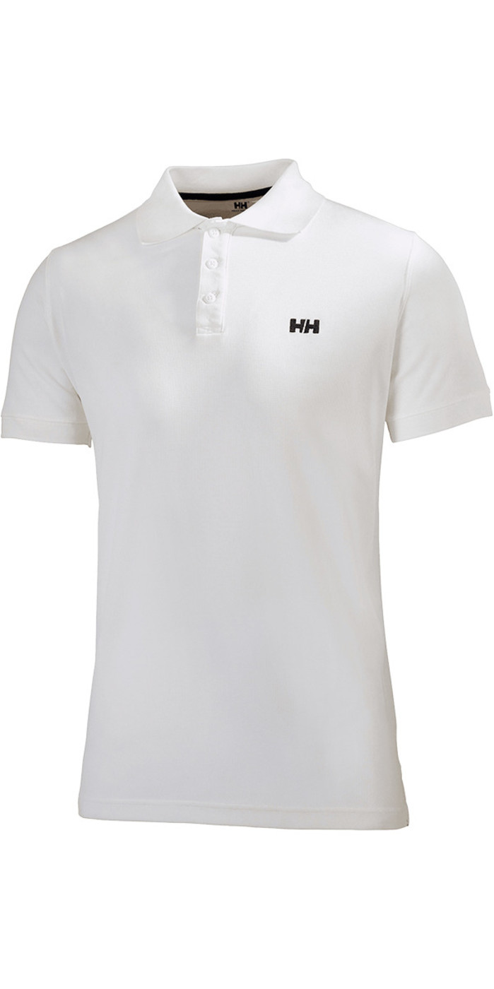 2019 Helly Hansen Driftline Polo Shirt White 50584 - Clothing - Mens - T-Shirts | Wetsuit Outlet