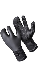2022 O'Neill Psycho Tech 5mm Single Lined Neoprene Lobster Gloves Black 5108