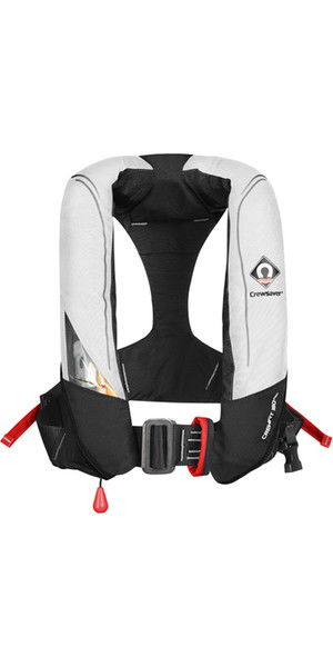 2019 Crewsaver Crewfit 180N Pro Automatic Harness Lifejacket White / Red 9025WRA