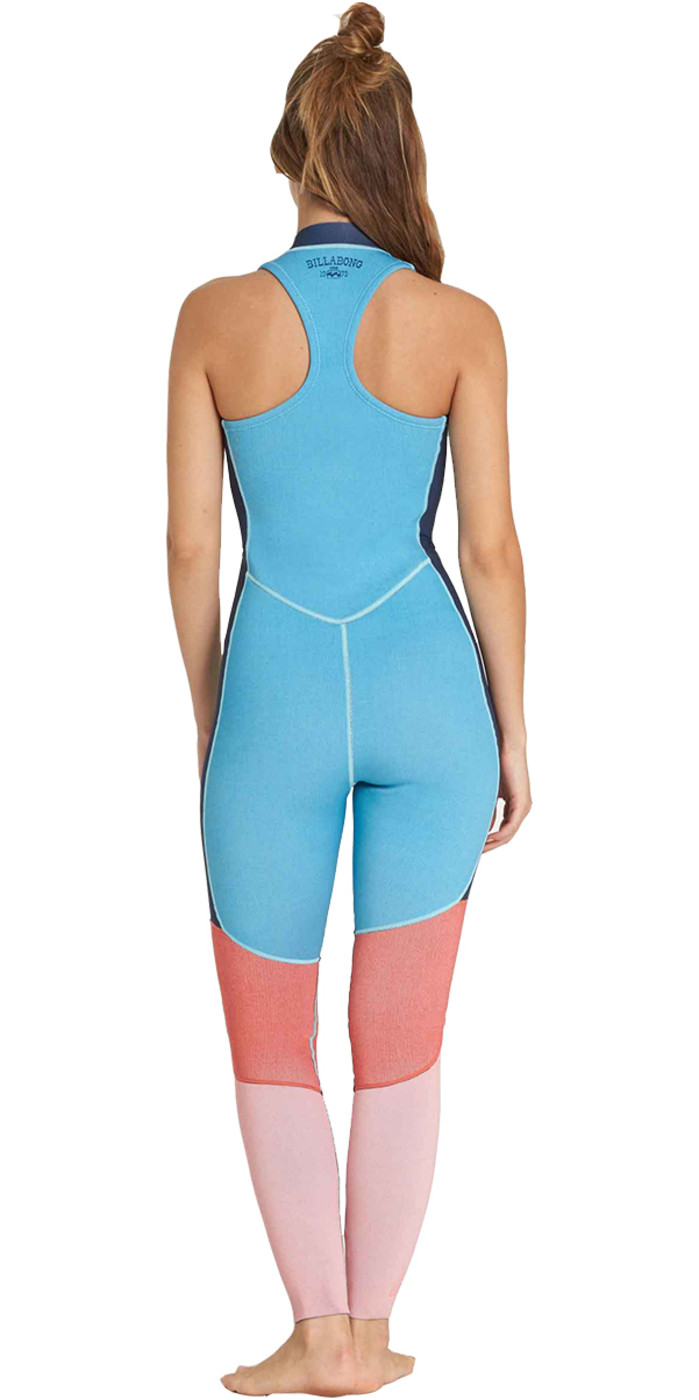 Billabong Womens Salty Jane 2mm Sleeveless Wetsuit Beach Blue L42G01