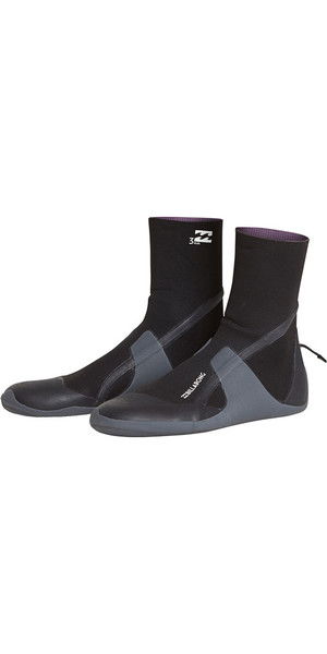 2018 Billabong Junior Furnace Absolute 3mm Round Toe Boot Black L4BT06