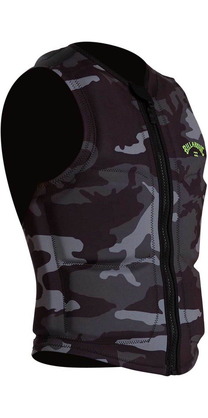 2021 Billabong Mens Pro Wakeboard Impact Vest W4VS50 Stealth