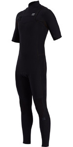 2021 Billabong Mens Revolution Pro 2mm Chest Zip Short Sleeve Wetsuit W42M54 - Camo