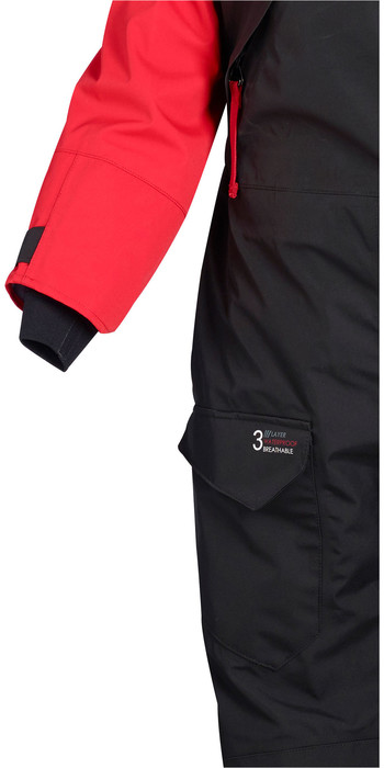 2021 Crewsaver Atacama Sport Drysuit INCLUDING UNDERSUIT RED / BLACK 6555