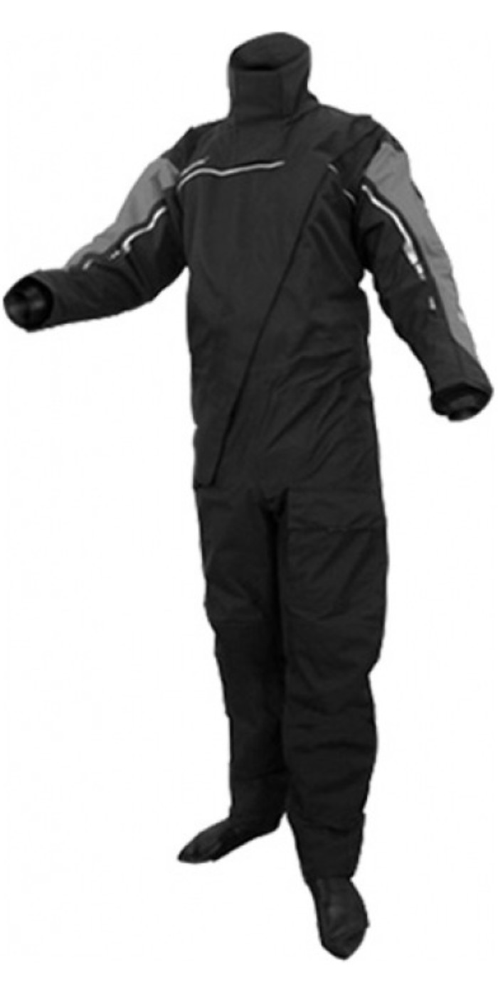 CREWSAVER DUEL LATEX SEALED DRYSUIT BLACK 6513 LAST 1 FREE UNDERSUIT