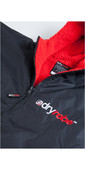 2021 Dryrobe Advance Long Sleeve Premium Outdoor Change Robe / Poncho DR104 - Black / Red