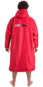 2021 Dryrobe Advance Long Sleeve Premium Outdoor Change Robe / Poncho DR104 - Red / Grey