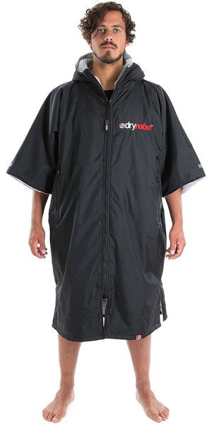 2019 Dryrobe Advance - Short Sleeve Premium Outdoor Change Robe DR100 - XL Black / Grey
