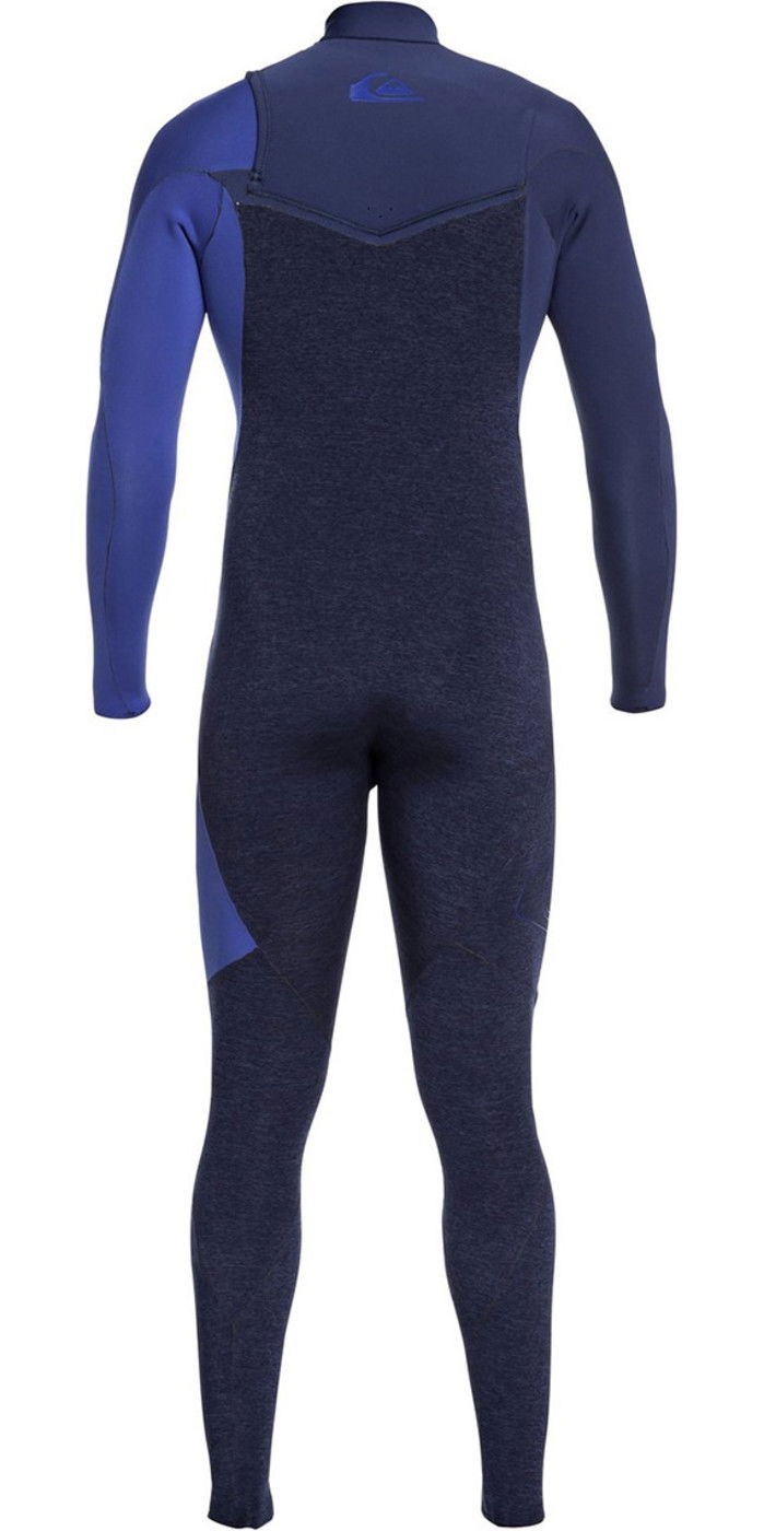 2019 Quiksilver Highline 3/2mm Zipperless Wetsuit Navy Heather