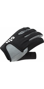 2021 Gill Deckhand Long Finger Gloves 7053 - Black