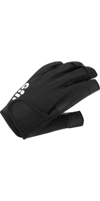 2023 Gill Championship Short Finger Sailing Gloves - Black