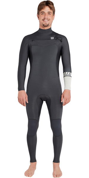 2019 Billabong Furnace Revolution 5/4mm Chest Zip Wetsuit Graphite L45M06