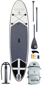 2021 Gul Cross 10'7 Inflatable SUP Board Package - Board, Bag, Pump, Paddle & Leash CB0029-B7