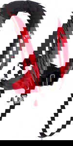 2020 Kru Sport 170N ADV Auto Lifejacket with Harness, Hood & Light Red LIF7361