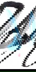 2020 Kru Sport 170N ADV Auto Lifejacket with Harness, Hood & Light Sky Blue LIF7365