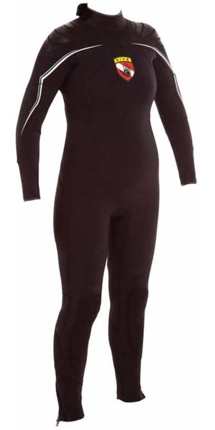 Bodyglove Ladies EX 7mm Dive Wetsuit Black 628011 Wetsuits Hooded