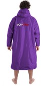 2021 Dryrobe Advance Long Sleeve Premium Outdoor Change Robe / Poncho DR104 - Purple / Grey