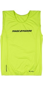 2022 Magic Marine Mens Brand Overtop Sleeveless T-Shirt MMMBOS - Flash Yellow