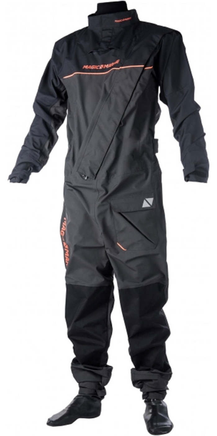 2020 Magic Marine Junior Regatta Front Zip Drysuit Grey 170099 ...