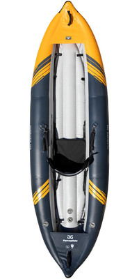 2022 Aquaglide McKenzie 105 1 Person White Water Kayak AMWW1 - Navy / Orange