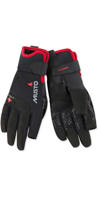 2024 Musto Performance Sailing Long Finger Gloves Black AUGL004