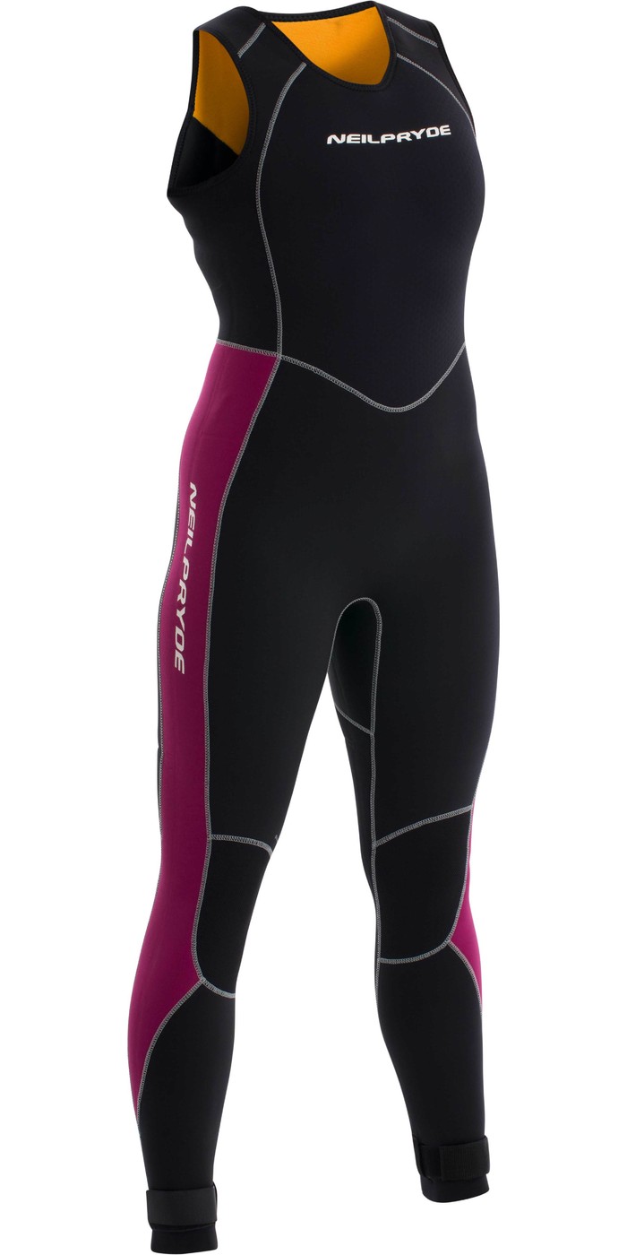 Neil Pryde Womens Elite Firewire 3mm Long John Wetsuit 630207 Black