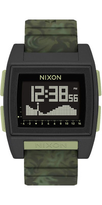 2023  Nixon Base Tide Pro Surf Watch 1695-00 - Green Camo