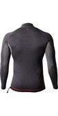 2022 Nookie Mens Ti 1mm Long Sleeve Wetsuit Top NE12 - Black / Red