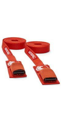 2023 Northcore Roof Rack Straps / Tie Downs 3.6M NOCO22 - Red