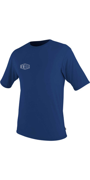 2018 O'Neill Premium Skins Graphic Short Sleeve Rash Tee NAVY 5077SA