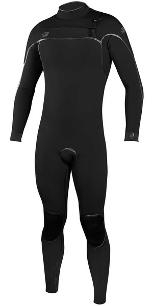 2018 O'Neill Psycho One 3/2mm Chest Zip Wetsuit BLACK 4966