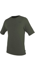 2021 O'Neill Mens Blueprint UV Short Sleeve Sun Shirt Rash Vest 5450SB - Ghost Green
