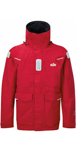 2022 Gill Mens OS2 Offshore Sailing Jacket OS25J - Red