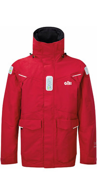 2024 Gill Mens OS2 Offshore Sailing Jacket OS25J - Red