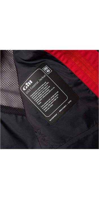 2021 Gill OS3 Mens Coastal Jacket BRIGHT RED OS31J