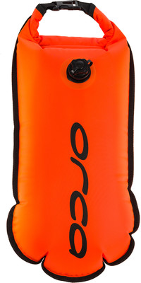 2023 Orca Open Water Safety Buoy / Tow Float LA480054 - Hi-Vis Orange