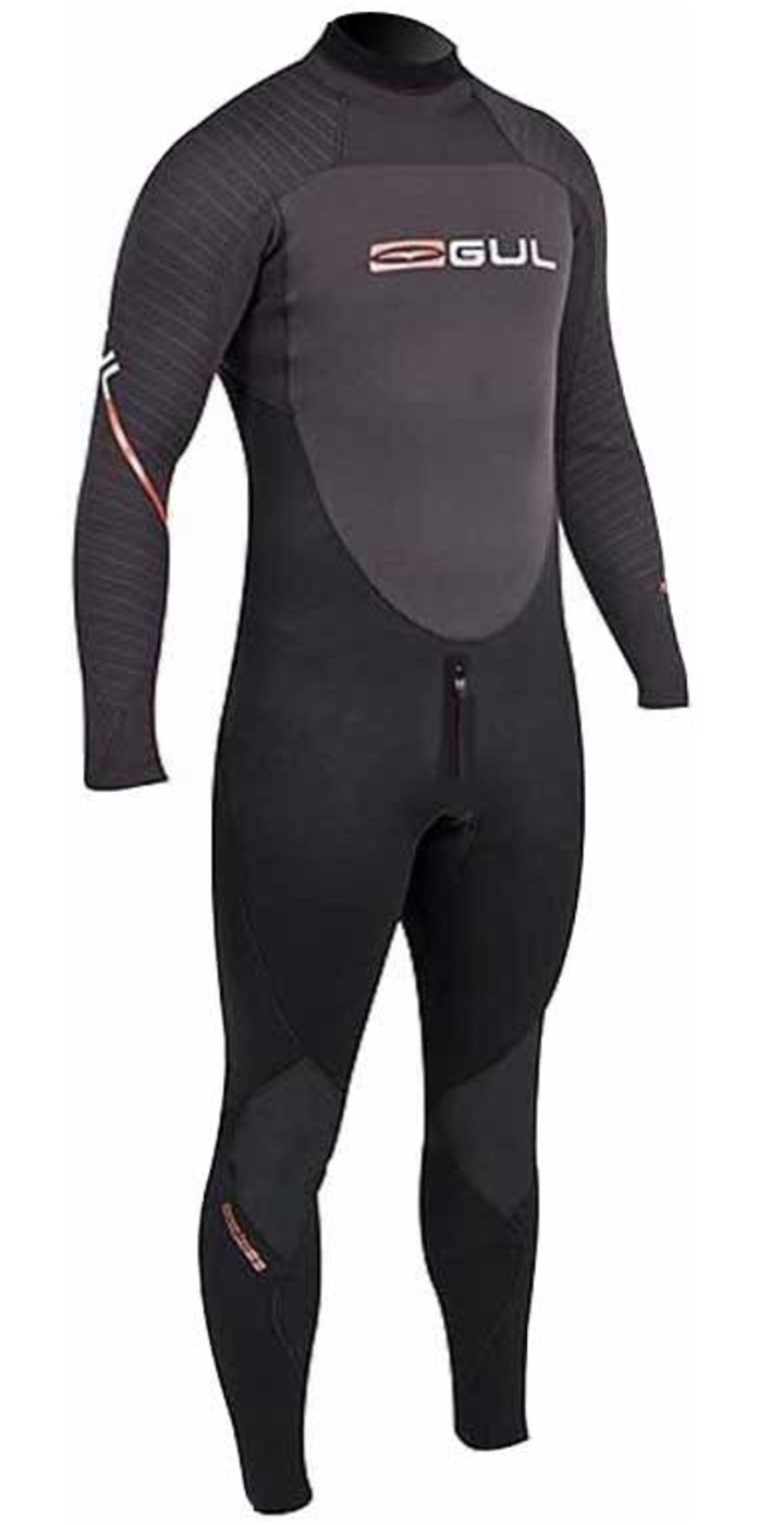 Gul Profile 5/3 ZZip PEE ZIP Steamer Ash/Black PR1231 Wetsuits 5mm Wetsuits Wetsuit Outlet