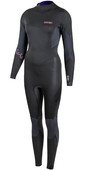 2021 Prolimit Womens Fire 5/3mm Back Zip Wetsuit 25060 - Black / Dust Blue