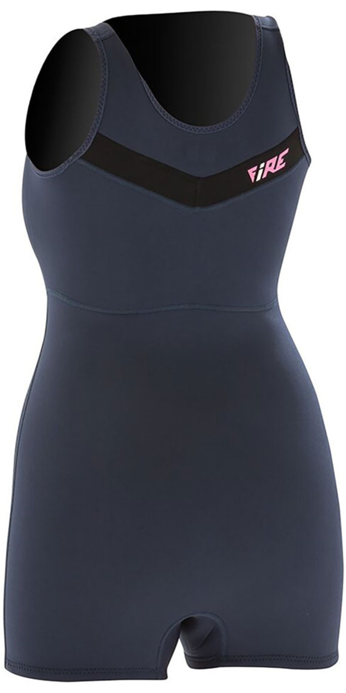 Prolimit Pure Girl Fire 2mm Womens Sleeveless Shorty Wetsuit Slate